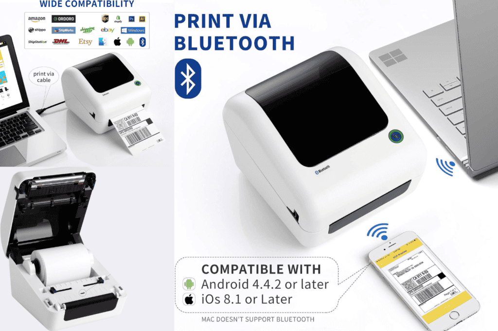 ADENS Bluetooth Thermal Label Printer