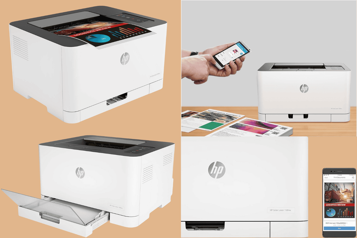 HP Colour Laser 150nw Wireless Printer