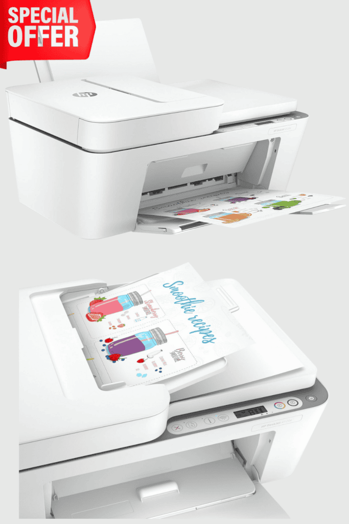 Hp deskjet 4120e wifi colour printer