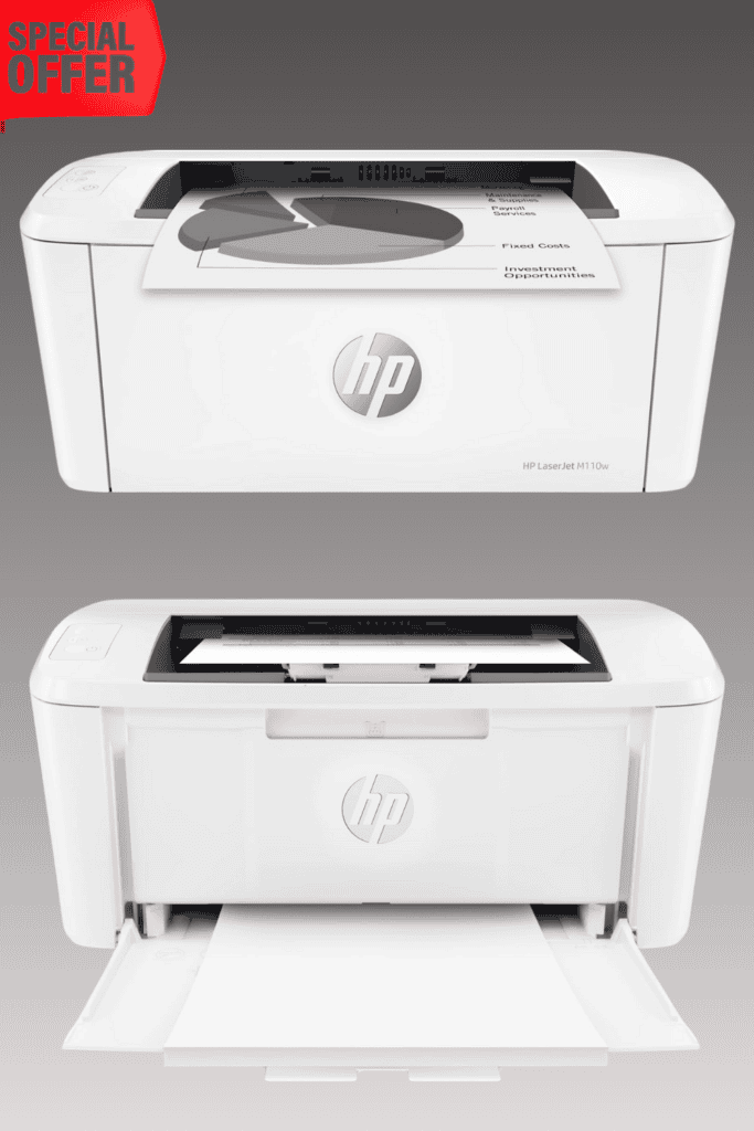 Hp laserjet m110w wireless black & white printer