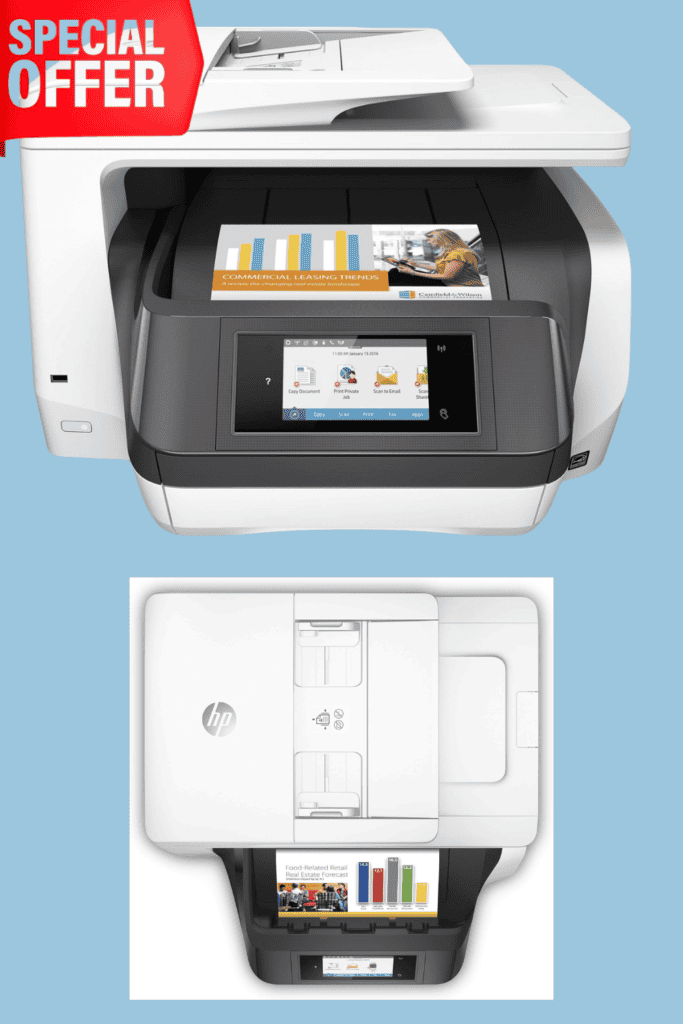 Hp officejet pro 8730 all-in-one printer white, d9l20a