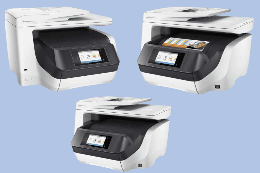 HP Officejet Pro 8730 All-in-One Printer White, D9L20A