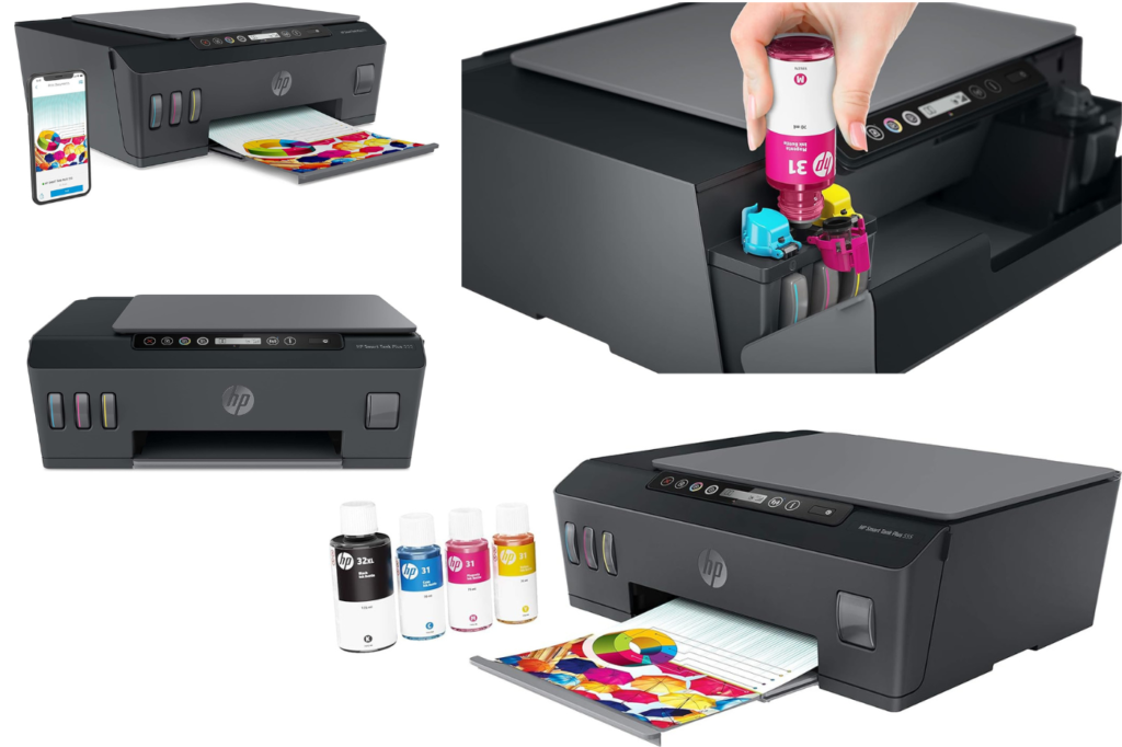 HP Smart Tank Plus 555 –Multifunctional Wi-Fi colour Printer