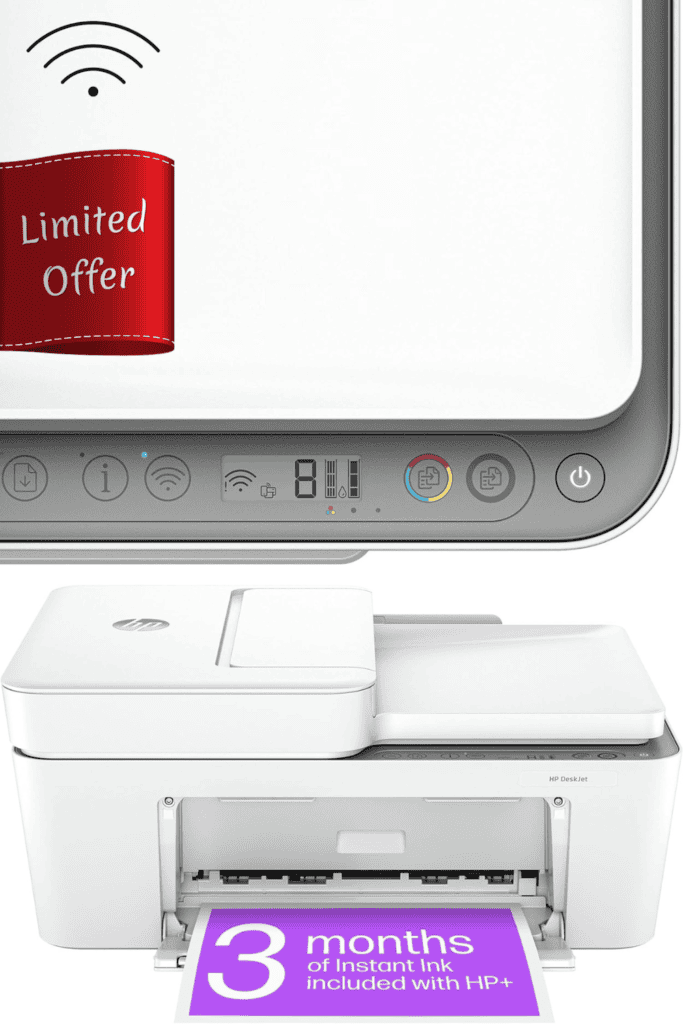 Hp deskjet 4220e  wireless scan & copy colour printer